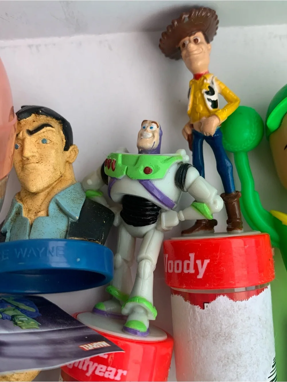Vintage Disney Pixar Toy Story & Marvel Gacha Toy Vending Capsules & Collectible